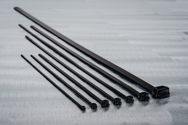 Pack of 10 Stainless Steel Cable Ties 12" All Purpose Weather Outdoor Use