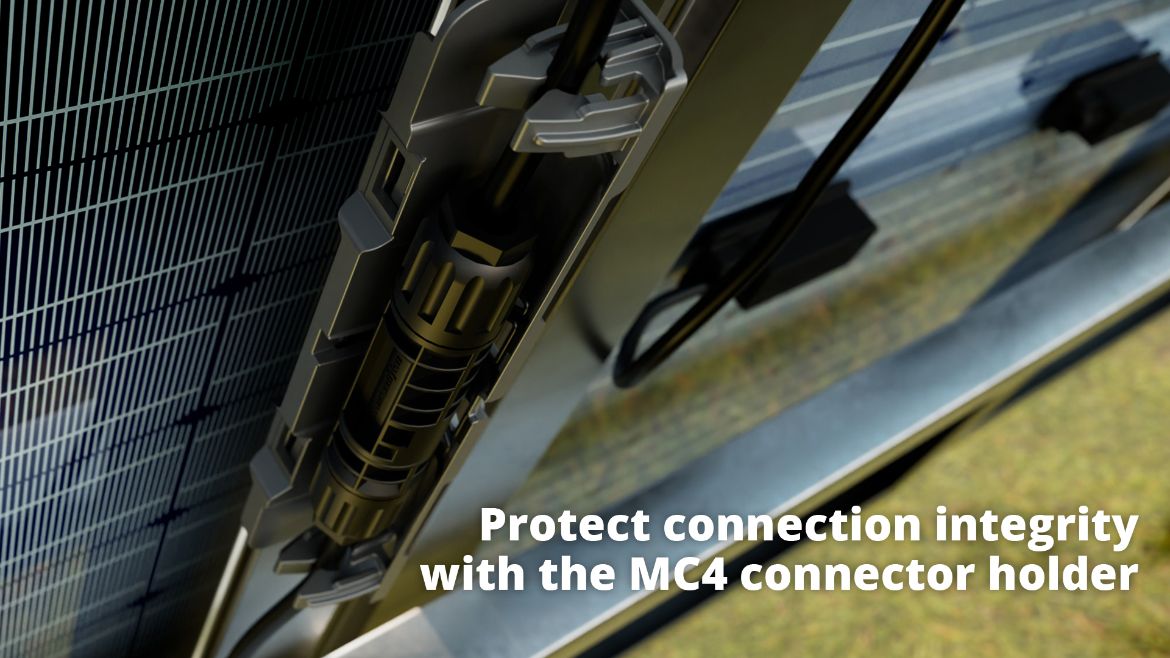 MC4 Connector Holder for Reliable Solar DC Installations