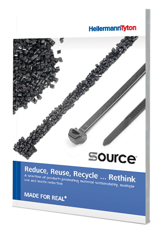 Portada del folleto de productos sustentables de Source