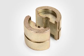Aluminum dies (hexagonal)