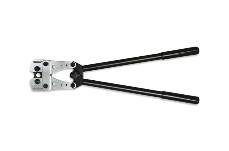 Crimping tools for cable lugs
