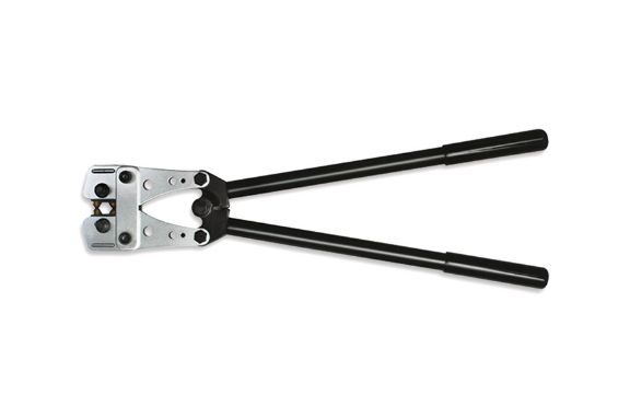 Crimping tools for cable lugs