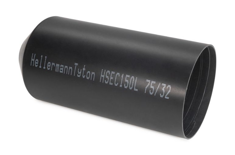 Heat shrink end caps