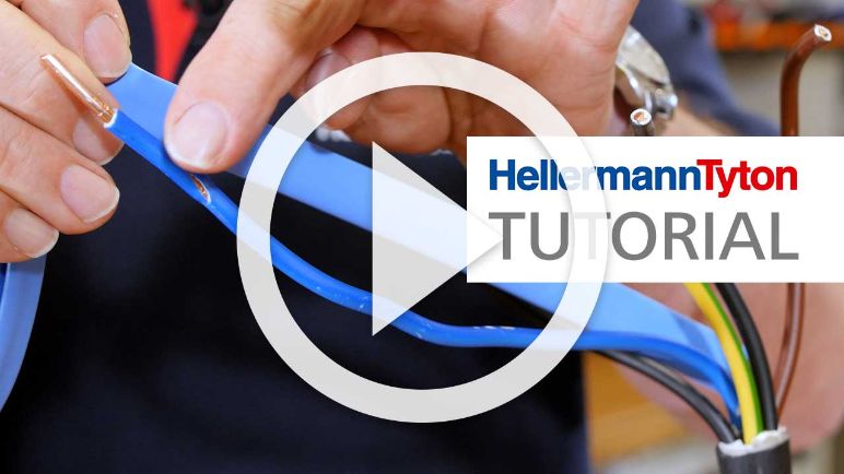 Eğitim videosu: Renkli ısı büzüşmeli boru kullanarak hasarlı kabloları onarın