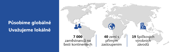 Místo, kde 7 000 lidí ve více než 40 zemích formuje budoucnost správy kabelů. Stojí za námi 19 špičkových výrobních závodů.