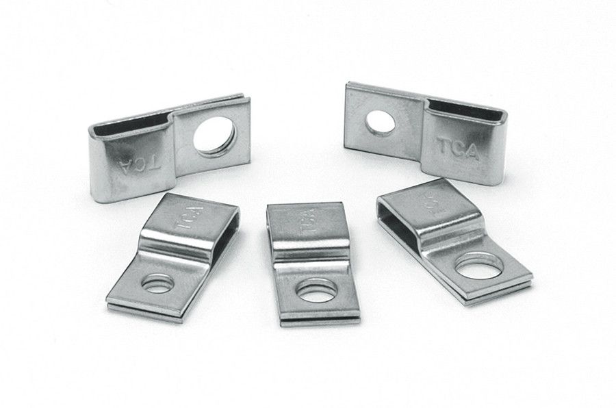 Stainless steel cable tie holder for screw fastening