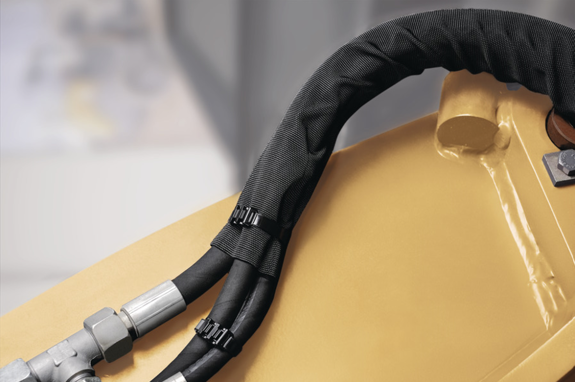 Abrasion-resistant polyamide braided sleeve