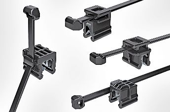 Clemă fixare pentru patru orientări EdgeClip diferite