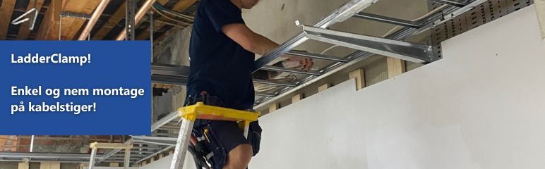 HellermannTytons LadderClamp - Den nemme og hurtige måde at fastgøre kabler på kabelstiger