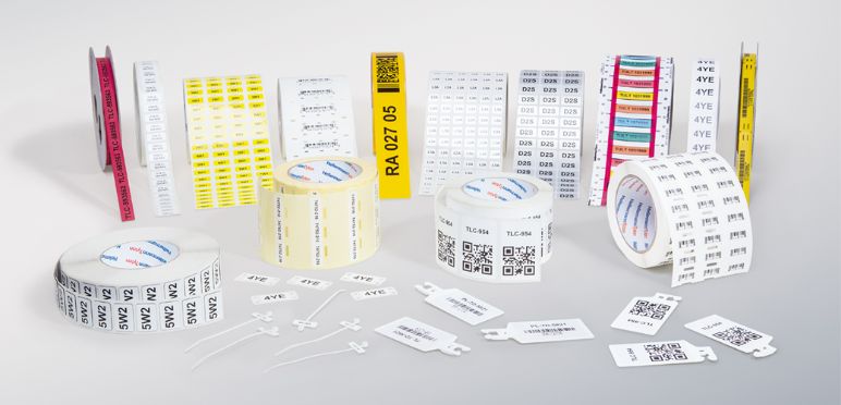 soluções de identificação de cabos impressas por serviço de impressão PrintShop da HellermannTyton