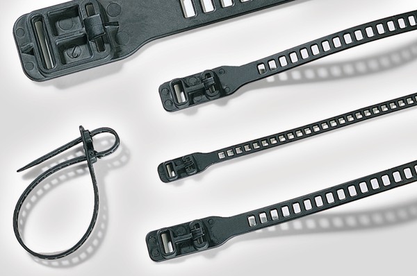 Zip Ties 500 Pcs Adjustable Durable Self Locking Black Nylon Zip Cable Ties 