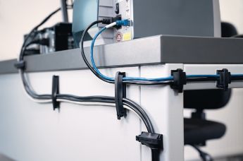 FKH mounts are a simple solution for routing cables around workspaces