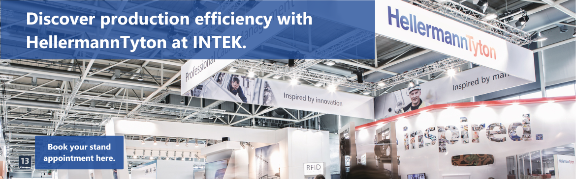Experience production efficiency with HellermannTyton at INTEK. Book an appointment at our stand here.