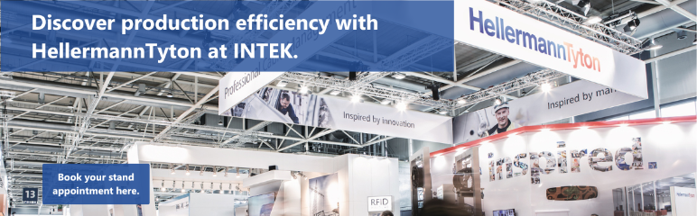 Experience production efficiency with HellermannTyton at INTEK. Book an appointment at our stand here.