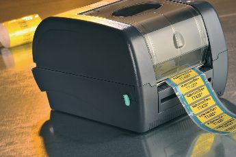 Small and light industrial grade thermal transfer printer