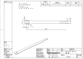 130-00012 TEXTIE S-PA66/PP-BK  Serre-câble HellermannTyton