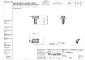 Connector Clips For Round Holes Ccft6xlg 151 00786 Hellermanntyton
