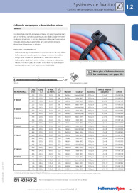 Colliers de serrage pour câbles à isolant mince T50ROS (118-05078)