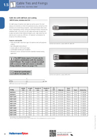 HellermannTyton 111-93089, Collier métallique 201x4.6 mm en Inox 316-  MBT8S