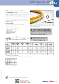 Kabelbinder mit Stanzverschluss MST700M (111-01633)