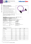 UTP 6 Port Category 6A Short Body Cassette to Short Body Cassette - Datasheet