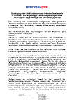 Informationen über kritische Produktinhaltsstoffe
