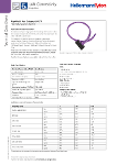 UTP 6 Port Category 6A Short Body Cassette to Bare End - Datasheet