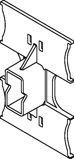 Connector clips with bracket provide a simple and easy method for mounting connectors in a variety of applications.