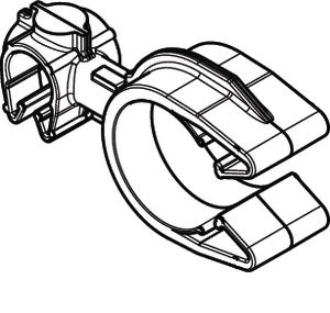 The MOC to MOC 180 is a rotatable dual routing clip that keeps two routings secured and separated.