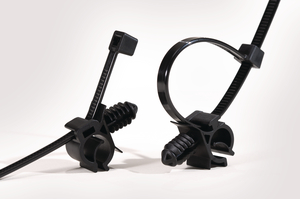 Two Piece Fixing Tie T50RCTC5-9FT7 is used when a tubing needs to be fixed in addition to a cable bundle.