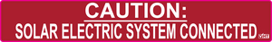 Meets NEC and IFC standards for printed text, character height, color and outdoor UV stability to pass inspections.