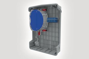 Internal view of the MDU - S3 Connectorise dEnclosure.