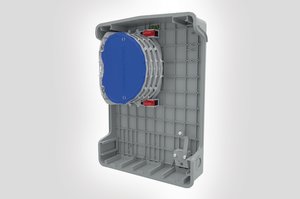 Internal view of the MDU - S3 Splice Enclosure.