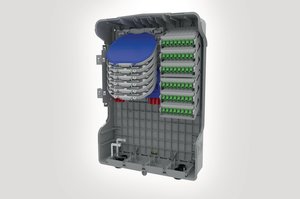 Internal view of the MDU - S5 Connectorised Enclosure.