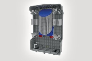 Internal view of the MDU - S5 Splice Enclosure.