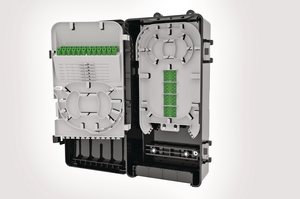 Internal view of the AFN Aerial Fibre Node. 