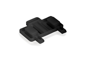 USCAR7 bracket easily routes two parallel connectors.