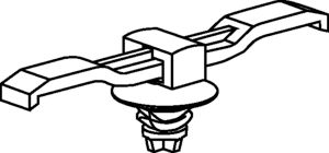 Perfect for securing cable bundles, hoses or pipes.