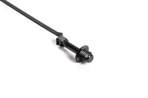 The fir tree mount cable tie is an all-in-one bundling and fastening solution that reduces costs and assembly time.