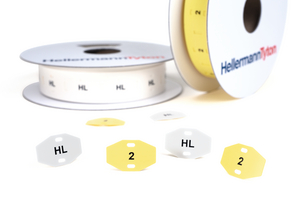 TAGPU diamond shaped form for easy application with only one cable tie. 