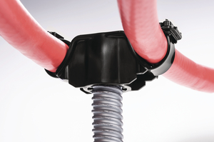 When used with cable ties, the H-Mounts eliminate the need to carry multiple sizes of fixed bundle diameter clamps which reduces inventory and purchasing costs.