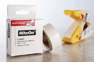 Rite-On dispenser can be reloaded over and over, making it cost effective to use.