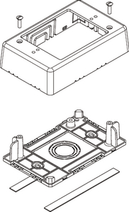 Rubber based foam tape adhesive with high ultimate bond strength conforms to any surface.