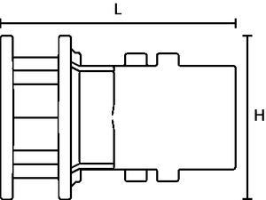 Protection Cap Female Side View 