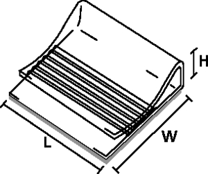 130100 self adhesive mount