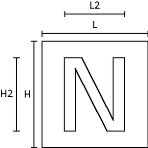 EMC Marker (front view)