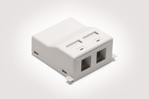 Surface box for RJ45 connector SMBDUAL-FW SAB.