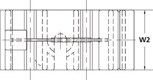 FC1.2 flat ribbon clamp.
