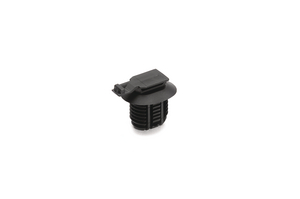 Connector clip with fir tree includes clamping rails to provide full circumferential compression around bundles.
