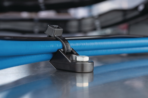 Eliminates the need for multiple sizes of fixed diameter clamps.